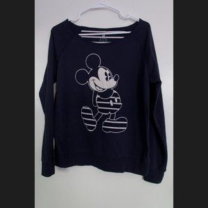 Navy Striped Disney Mickey Mouse Sweater